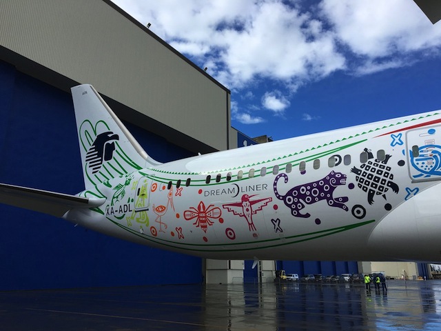Aeromexico first 787-9 tail