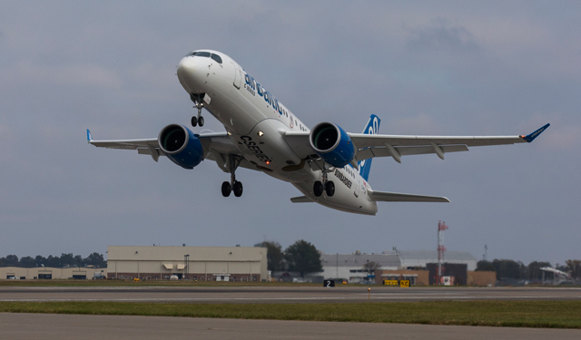 CSeries Air Baltic Flight Test
