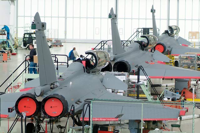 Rafale in production