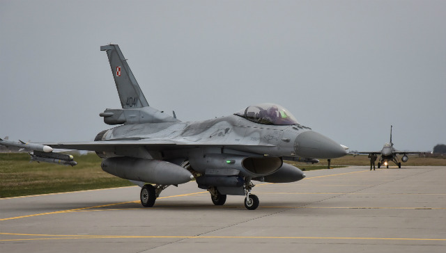 Polish F-16s - Arnas Glazauskas
