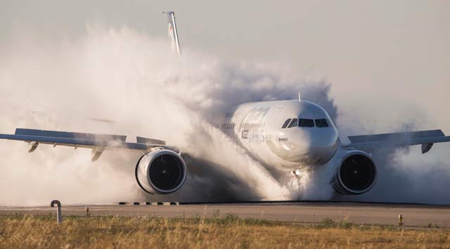 A321neo water-ingestion tests