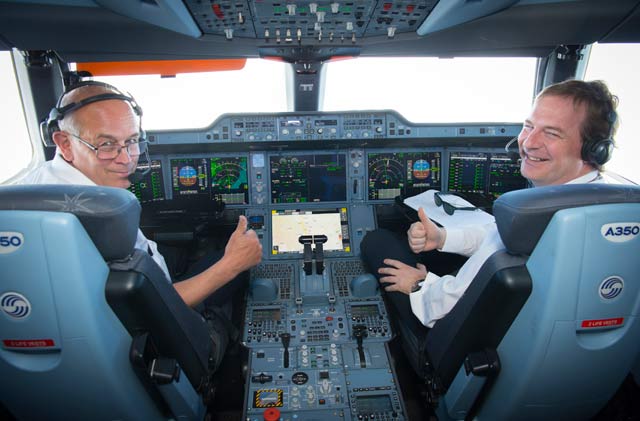 A350-1000 cockpit