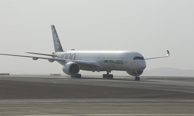 A350-1000 hot weather test Al Ain