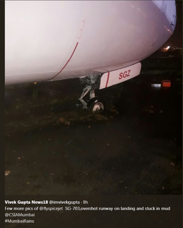 SpiceJet 737 overran runway at Mumbai 2