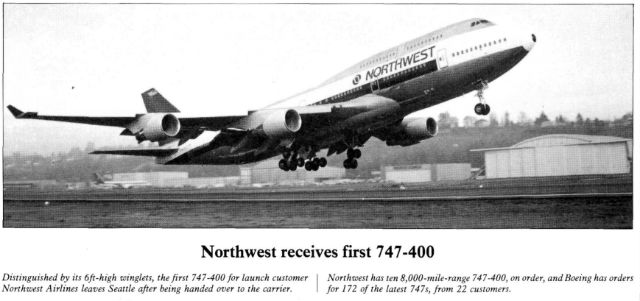 Northwest 747 delivery