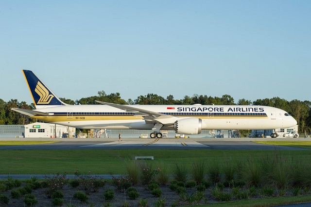 SIA first 787-10 / Pic by Boeing