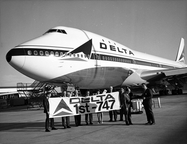 Delta First 747