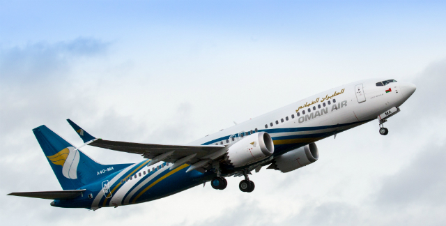 Oman Air 737 Max. Source by Boeing