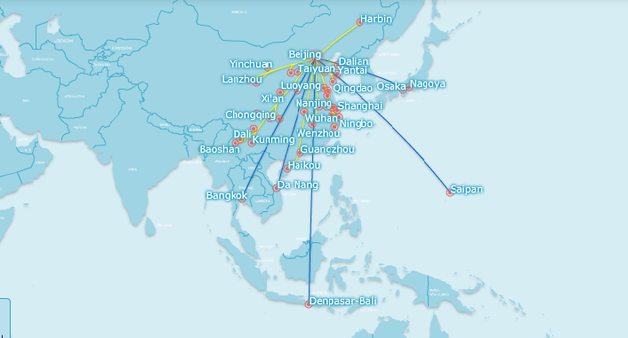 china eastern beijing network