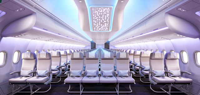 A330neo economy-class cabin