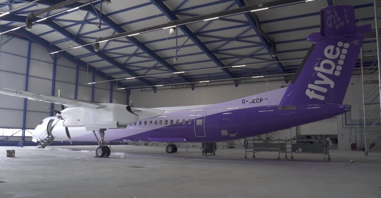 Flybe Q400 new livery