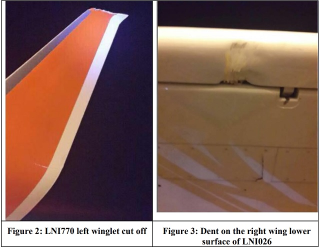 Lion Air Jakarta collision damages by NTSC