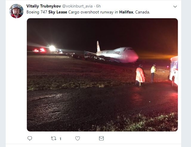Sky Lease Halifax 747-400F crash