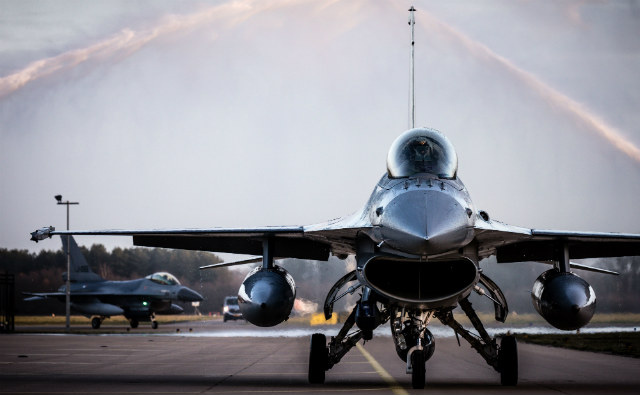 Dutch F-16s - Hollandse Hoogt/REX/Shutterstock