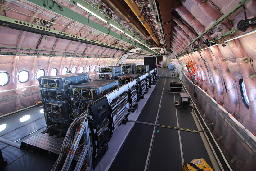 A330neo flight test article empty cabin